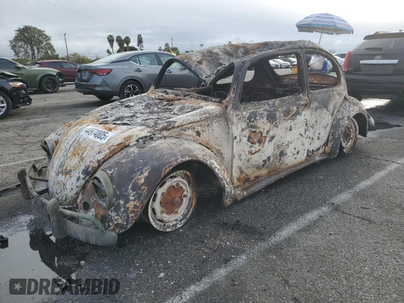 1967 Volkswagen Beetle with VIN 117229214, listed as a Copart auction lot 44974805 with Not provided miles and Non repairable. Bid and sale history available at DreamBid. Image 1.