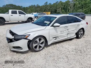 2018 Honda Accord Touring with VIN 1HGCV1F98JA007348, listed as a Copart auction lot 58361905 with 113,997 mi miles and Salvage title. Bid and sale history available at DreamBid. Image 1.