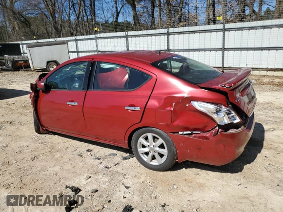2014 Nissan Versa SV with VIN 3N1CN7AP7EL803677, listed as a Copart auction lot 45910225 with 0 mi miles and Salvage Title. Bid and sale history available at carsss.com. Image 2.