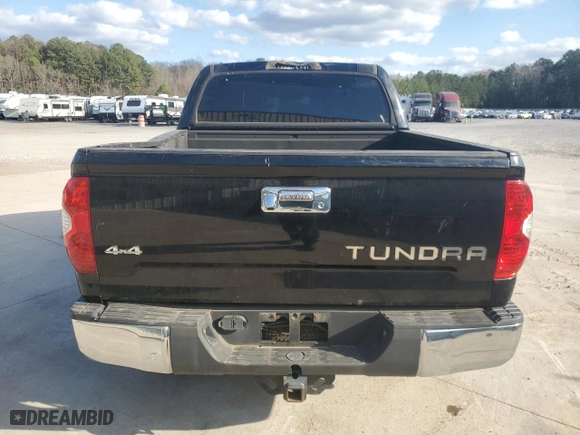 2016 Toyota Tundra 4WD Truck SR5 with VIN 5TFDW5F16GX523599, listed as a Copart auction lot 43508895 with NaN miles and Salvage Title. Bid and sale history available at carsss.com. Image 6.