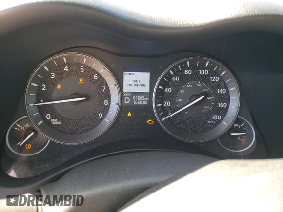 2014 Infiniti M37 with VIN JN1BY1AP3EM260267, listed as a Copart auction lot 47664255 with 61,689 mi miles and Salvage Title. Bid and sale history available at carsss.com. Image 9.