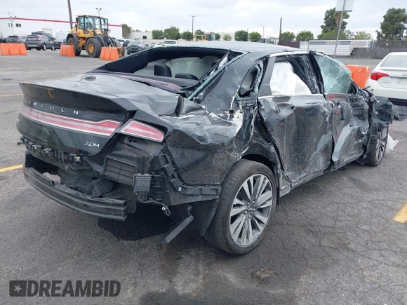 2017 Lincoln MKZ Hybrid Reserve with VIN 3LN6L5MU8HR650861, listed as a IAAI auction lot 42106028 with 89,733 mi miles and . Bid and sale history available at DreamBid. Image 4.