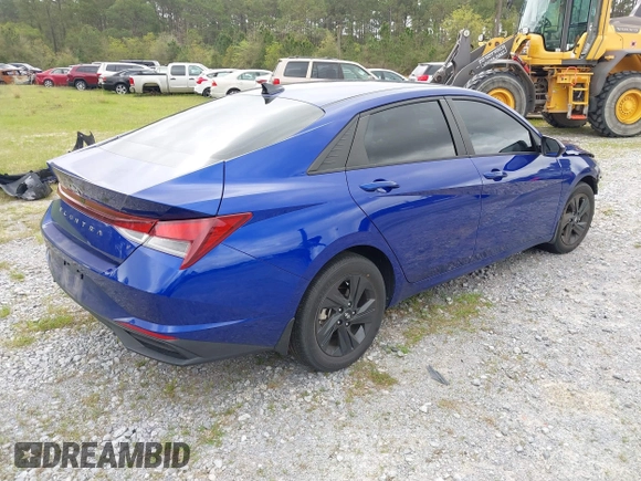 2022 Hyundai Elantra SEL with VIN KMHLM4AG9NU345205, listed as a IAAI auction lot 41953130 with 19,829 mi miles and . Bid and sale history available at DreamBid. Image 4.