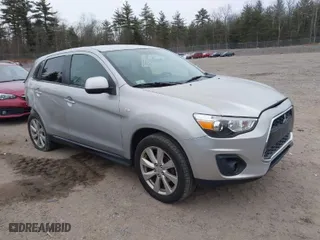 2015 Mitsubishi Outlander Sport ES with VIN 4A4AR3AU8FE058729, listed as a IAAI auction lot 41214169 with 139,426 mi miles. Bid and sale history available at carsss.com. Image 1.