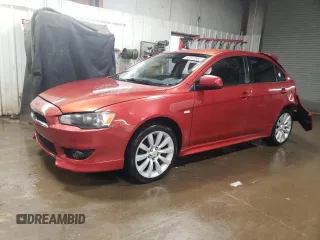2010 Mitsubishi Lancer GTS with VIN JA32X8HW8AU004043, listed as a Copart auction lot 52017665 with 129,846 mi miles and Salvage Title. Bid and sale history available at DreamBid. Image 1.