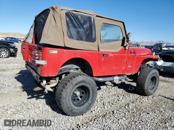 1995 Jeep Wrangler S with VIN 1J4FY19P3SP287072, listed as a Copart auction lot 79582064 with 0 mi miles and Salvage Title. Bid and sale history available at carsss.com. Image 3.