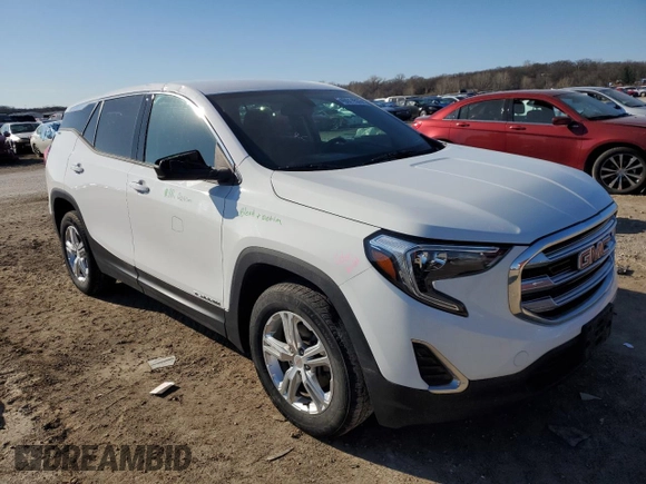 2018 GMC Terrain SLE with VIN 3GKALTEVXJL363335, listed as a Copart auction lot 49911575 with 100,628 mi miles and Salvage Title. Bid and sale history available at carsss.com. Image 4.