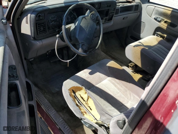 1995 Dodge Ram 1500 with VIN 1B7HC16Z4SS234817, listed as a Copart auction lot 53002615 with 235,643 mi miles and Salvage Title. Bid and sale history available at carsss.com. Image 8.