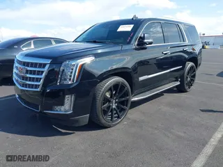 2018 Cadillac Escalade Luxury with VIN 1GYS4BKJ6JR148241, listed as a IAAI auction lot 41874506 with 92,140 mi miles. Bid and sale history available at carsss.com. Image 2.
