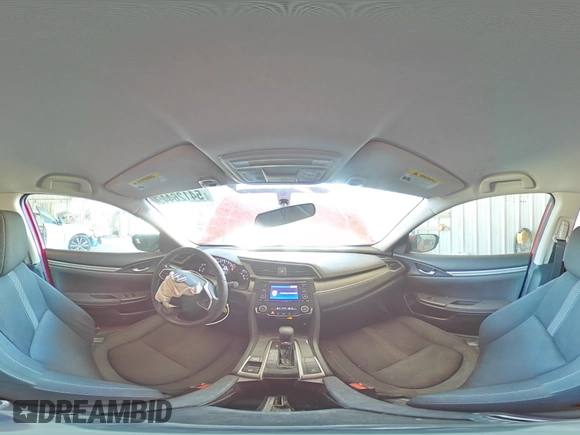 2018 Honda Civic LX with VIN 2HGFC2F50JH511514, listed as a Copart auction lot 54126445 with 100,628 mi miles and Salvage Title. Bid and sale history available at DreamBid. Image 14.