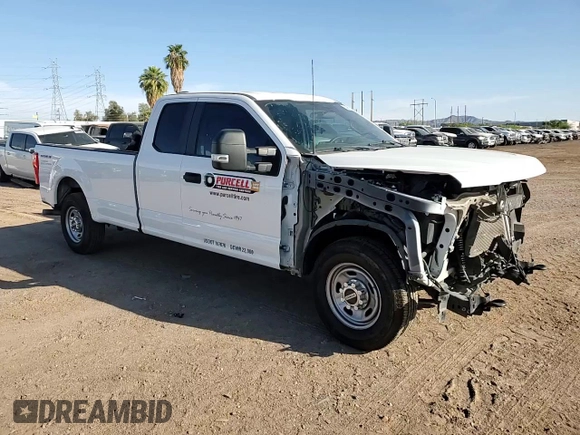 2022 Ford F-250 XL with VIN 1FT7X2AN6NED54339, listed as a Copart auction lot 50990255 with 54,805 mi miles and Salvage title. Bid and sale history available at DreamBid. Image 10.