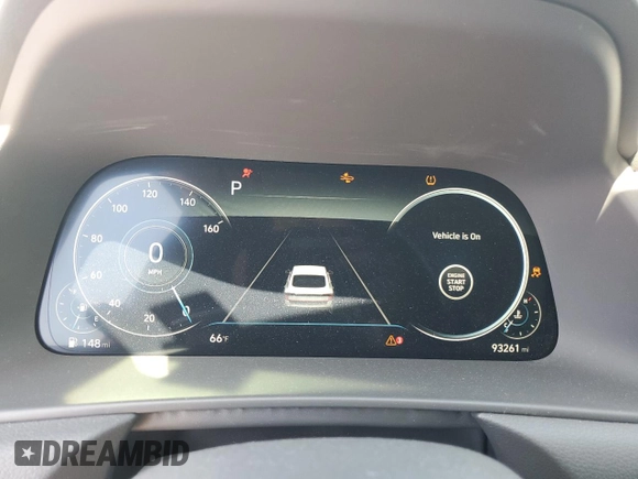 2020 Hyundai Sonata SEL z VIN 5NPEF4JA2LH053244, wystawiony jako Copart lot #50034835 z przebiegiem 93 261 mil mil oraz Szkoda całkowita • Salvage title. Historia ofert i sprzedaży dostępna na DreamBid. Obrazek 9.