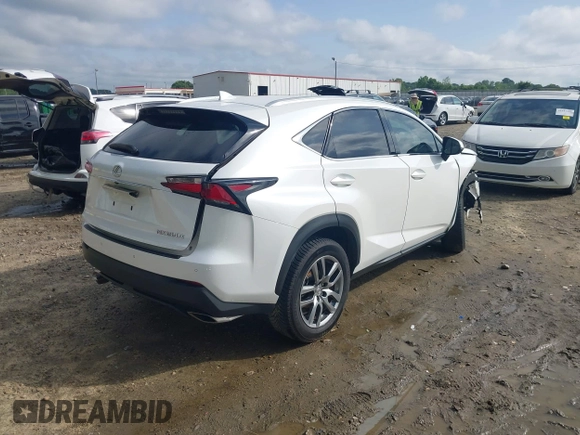 2015 Lexus NX 200t with VIN JTJYARBZ6F2007867, listed as a IAAI auction lot 42253507 with 99,823 mi miles and . Bid and sale history available at DreamBid. Image 4.