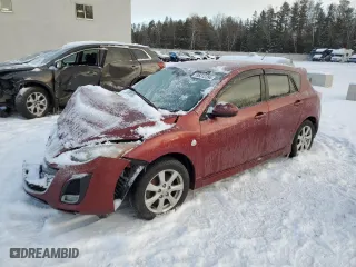 2010 Mazda Mazda3 s Sport with VIN JM1BL1H50A1284487, listed as a Copart auction lot 86312394 with 0 mi miles and Salvage Title. Bid and sale history available at carsss.com. Image 1.