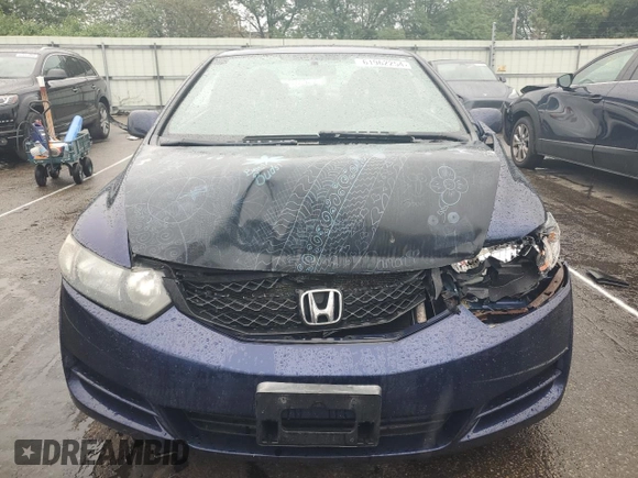 2009 Honda Civic Cpe EX with VIN 2HGFG128X9H502068, listed as a Copart auction lot 61962254 with 0 mi miles and Salvage Title. Bid and sale history available at carsss.com. Image 5.