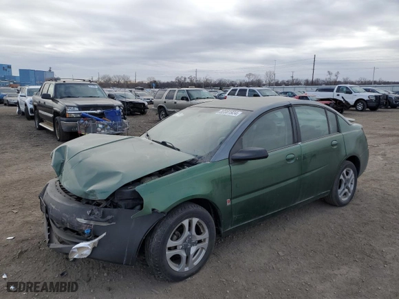 2003 Saturn ION with VIN 1G8AL52F43Z162847, listed as a Copart auction lot 82381924 with 0 mi miles and Salvage Title. Bid and sale history available at carsss.com. Image 1.