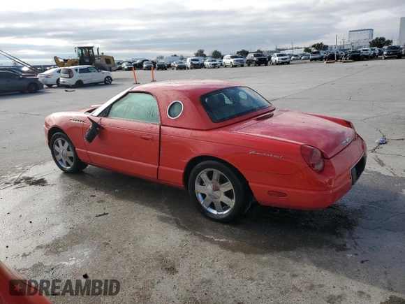 2002 Ford Thunderbird Hardtop Premium with VIN 1FAHP60A42Y103569, listed as a Copart auction lot 87278724 with Not Provided miles and Salvage Title. Bid and sale history available at DreamBid. Image 2.