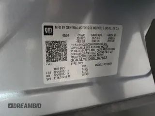 2024 GMC Terrain AT4 with VIN 3GKALYEG9RL267822, listed as a Copart auction lot 87405664 with 5,554 mi miles and Salvage Title. Bid and sale history available at DreamBid. Image 15.
