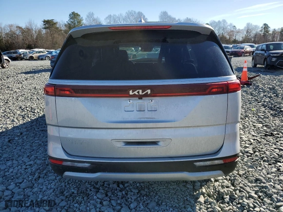 2023 Kia Carnival LX with VIN KNDNB4H33P6255139, listed as a Copart auction lot 47171815 with 54,277 mi miles and Salvage Title. Bid and sale history available at carsss.com. Image 6.