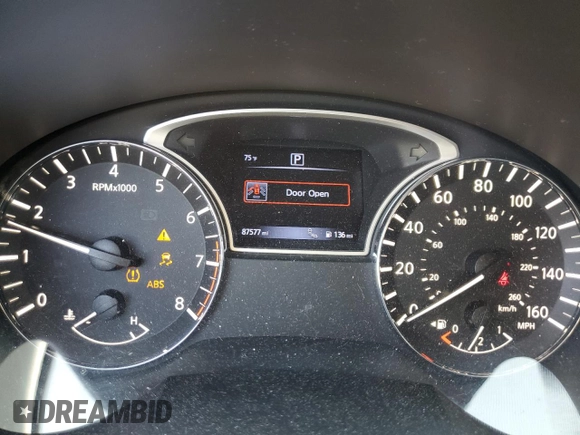 2017 Nissan Altima SV with VIN 1N4AL3APXHC206810, listed as a Copart auction lot 59821835 with 87,577 mi miles and Salvage title. Bid and sale history available at DreamBid. Image 9.