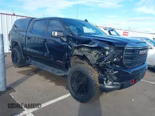 2024 GMC Sierra 1500 AT4 with VIN 3GTUUEEL4RG119488, listed as a IAAI auction lot 41710079 with 22,363 mi miles and . Bid and sale history available at DreamBid. Image 1.