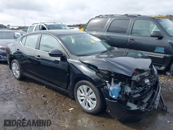 2024 Nissan Sentra S z VIN 3N1AB8BV8RY248783, wystawiony jako IAAI lot #41763721 z przebiegiem 7 693 mil mil oraz . Historia ofert i sprzedaży dostępna na DreamBid. Obrazek 1.