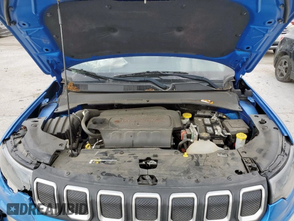 2022 Jeep Compass Latitude z VIN 3C4NJCBB5NT139019, wystawiony jako Copart lot #57121185 z przebiegiem 30 894 mil mil oraz Nie do naprawy • Non repairable. Historia ofert i sprzedaży dostępna na DreamBid. Obrazek 12.