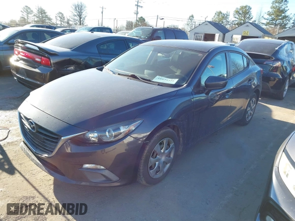 2015 Mazda 3 i Sport with VIN 3MZBM1U77FM190425, listed as a IAAI auction lot 41639316 with 89,596 mi miles and . Bid and sale history available at carsss.com. Image 17.