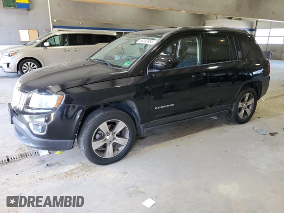 2016 Jeep Compass High Altitude Edition with VIN 1C4NJDEBXGD696289, listed as a Copart auction lot 53302455 with 62,769 mi miles and Salvage Title. Bid and sale history available at carsss.com. Image 1.