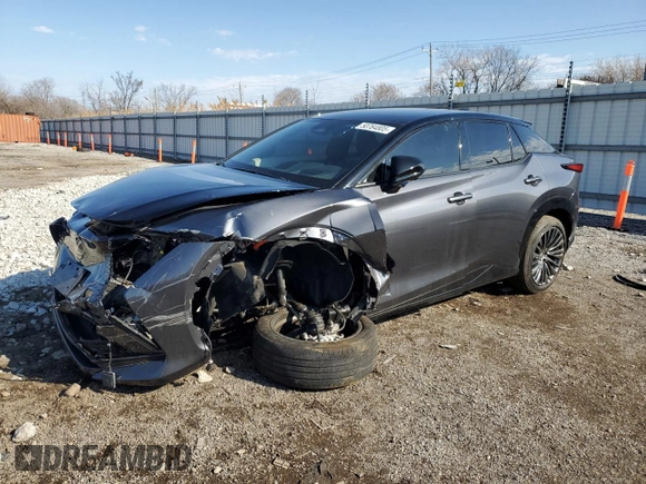 2023 Lexus RZ 450e Premium z VIN JTJAAAAB5PA007146, wystawiony jako Copart lot #50764805 z przebiegiem 20 747 mil mil oraz Szkoda całkowita • Salvage title. Historia ofert i sprzedaży dostępna na DreamBid. Obrazek 1.
