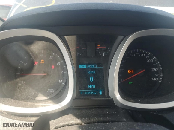 2017 Chevrolet Equinox LS with VIN 2GNALBEK5H1568284, listed as a Copart auction lot 51169955 with 101,595 mi miles and Salvage Title. Bid and sale history available at carsss.com. Image 9.