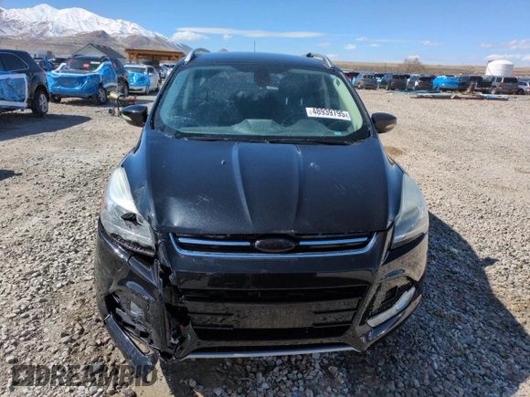 2014 Ford Escape Titanium with VIN 1FMCU9JX5EUC66899, listed as a Copart auction lot 48939795 with 125,814 mi miles and Salvage Title. Bid and sale history available at carsss.com. Image 5.
