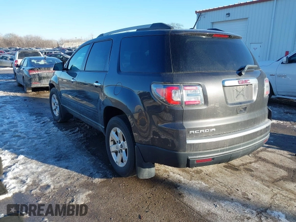 2015 GMC Acadia SLE with VIN 1GKKRPKD3FJ255952, listed as a IAAI auction lot 41639195 with 163,525 mi miles. Bid and sale history available at carsss.com. Image 3.