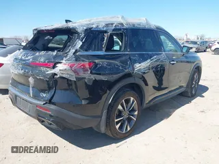 2023 Infiniti QX60 Luxe with VIN 5N1DL1FS9PC364963, listed as a IAAI auction lot 41681710 with 11,751 mi miles and . Bid and sale history available at DreamBid. Image 4.