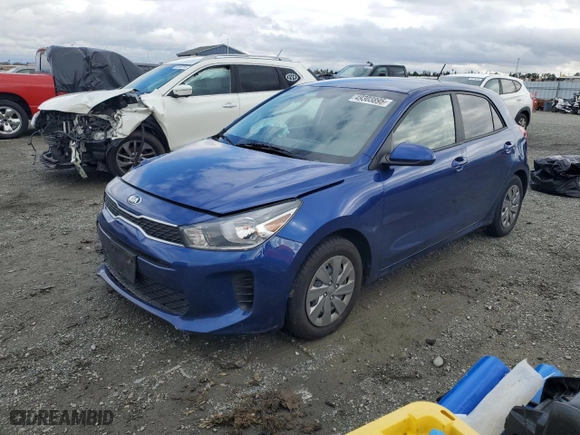2020 Kia Rio 5-Door S with VIN 3KPA25AD8LE334107, listed as a Copart auction lot 49303895 with 45,617 mi miles and Salvage Title. Bid and sale history available at carsss.com. Image 1.
