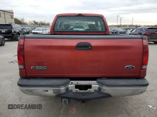 2001 Ford Super Duty F-250 XL with VIN 1FTNX20F61EB06006, listed as a Copart auction lot 84282164 with 342,531 mi miles and Salvage Title. Bid and sale history available at carsss.com. Image 6.