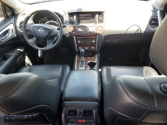 2017 Nissan Pathfinder Platinum with VIN 5N1DR2MNXHC613306, listed as a Copart auction lot 62641485 with 161,737 mi miles and Salvage title. Bid and sale history available at DreamBid. Image 8.