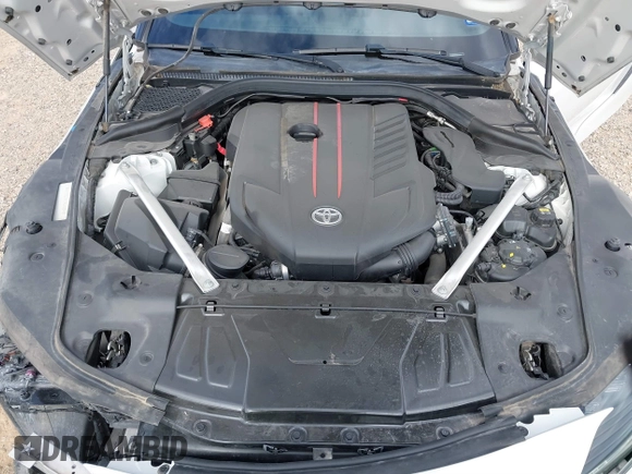 2022 Toyota GR Supra 3.0 with VIN WZ1DB0C06NW049264, listed as a IAAI auction lot 41168384 with 20,203 mi miles. Bid and sale history available at carsss.com. Image 10.