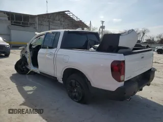 2024 Honda Ridgeline Black Edition with VIN 5FPYK3F80RB002574, listed as a Copart auction lot 45988975 with 3,682 mi miles and Salvage title. Bid and sale history available at DreamBid. Image 2.