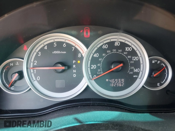 2005 Subaru Legacy Outback with VIN 4S4BP61C157338503, listed as a Copart auction lot 60323375 with 182,962 mi miles and Salvage title. Bid and sale history available at DreamBid. Image 9.