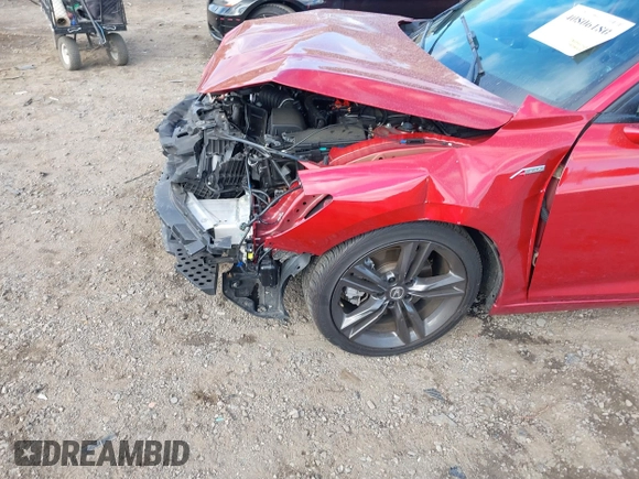 2023 Acura Integra w/A-Spec Package with VIN 19UDE4H36PA025466, listed as a IAAI auction lot 40806180 with 17,526 mi miles and . Bid and sale history available at DreamBid. Image 6.