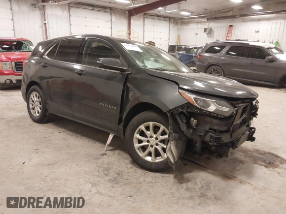 2019 Chevrolet Equinox LT with VIN 2GNAXKEV1K6157781, listed as a IAAI auction lot 41274846 with 128,425 mi miles and . Bid and sale history available at DreamBid. Image 1.