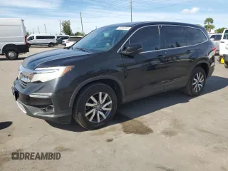 2020 Honda Pilot EX-L z VIN 5FNYF6H59LB025893, wystawiony jako Copart lot #65944935 z przebiegiem 47 100 mil mil oraz Czysty tytuł • Clean title. Historia ofert i sprzedaży dostępna na DreamBid. Obrazek 1.