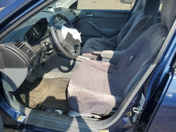 2005 Honda Civic Sdn LX SSRS with VIN 2HGES16625H512381, listed as a Copart auction lot 45058335 with 36,378 mi miles and Salvage Title. Bid and sale history available at carsss.com. Image 7.