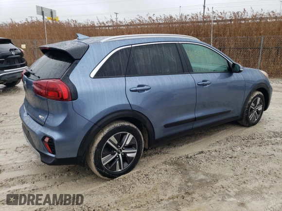 2020 Kia Niro EX Premium with VIN KNDCE3LC1L5433825, listed as a Copart auction lot 46509655 with 54,801 mi miles and Salvage Title. Bid and sale history available at carsss.com. Image 3.