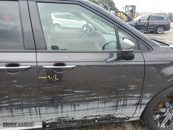 2024 Kia Carnival SX with VIN KNDNE5H37R6433828, listed as a Copart auction lot 74878214 with 0 mi miles and Salvage Title. Bid and sale history available at carsss.com. Image 13.