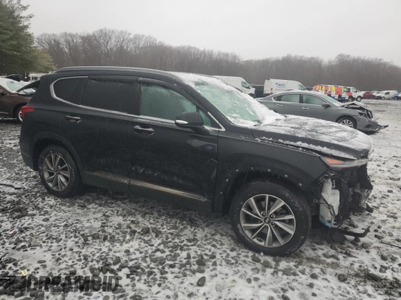 2019 Hyundai Santa Fe Limited with VIN 5NMS5CAD6KH000603, listed as a Copart auction lot 44112055 with 71,460 mi miles and Salvage Title. Bid and sale history available at carsss.com. Image 4.