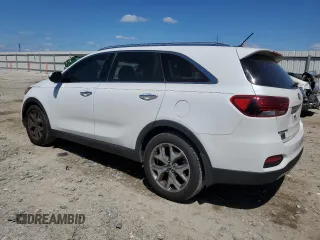 2019 Kia Sorento EX Sport with VIN 5XYPH4A57KG609835, listed as a Copart auction lot 52255335 with 101,927 mi miles and Non repairable. Bid and sale history available at DreamBid. Image 2.