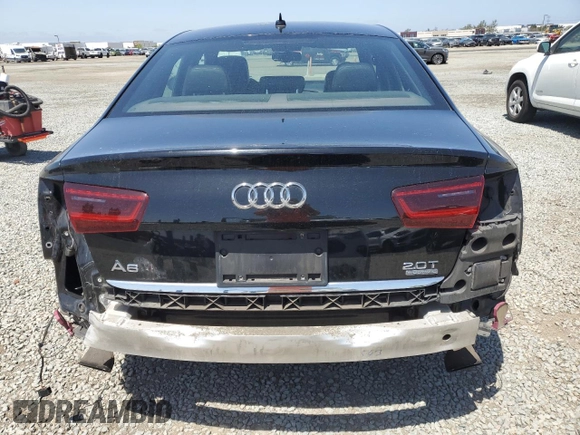 2016 Audi A6 Premium Plus with VIN WAUGFAFC1GN076986, listed as a Copart auction lot 56123585 with 100,837 mi miles and Salvage title. Bid and sale history available at DreamBid. Image 6.