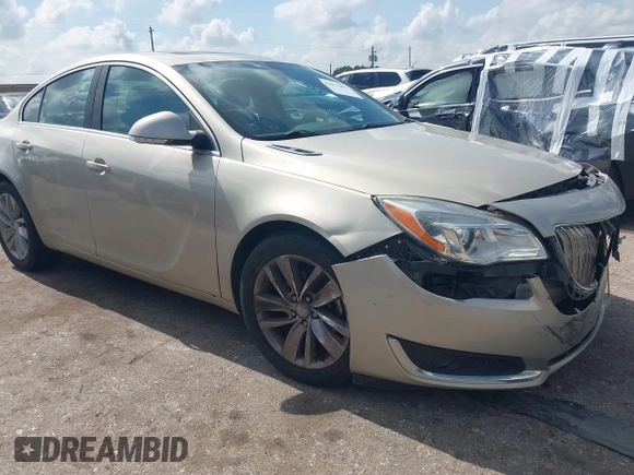 2015 Buick Regal with VIN 2G4GV5EK7F9169675, listed as a IAAI auction lot 42351492 with 94,608 mi miles and . Bid and sale history available at DreamBid. Image 1.